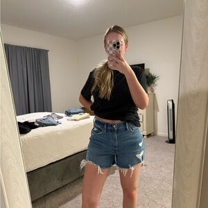 Abercrombie & fitch mom short